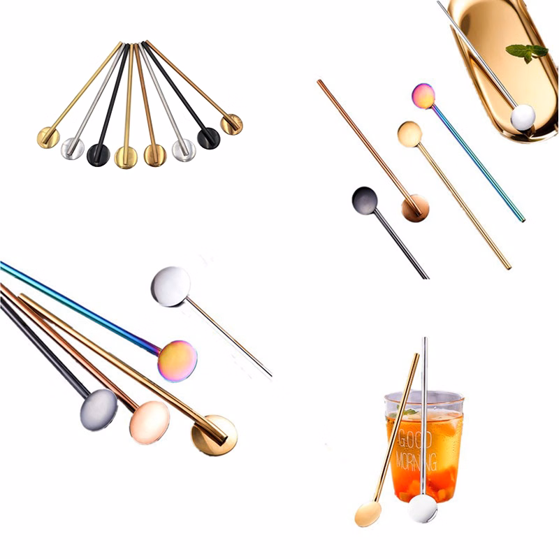 Stainless Steel Straw Spoon