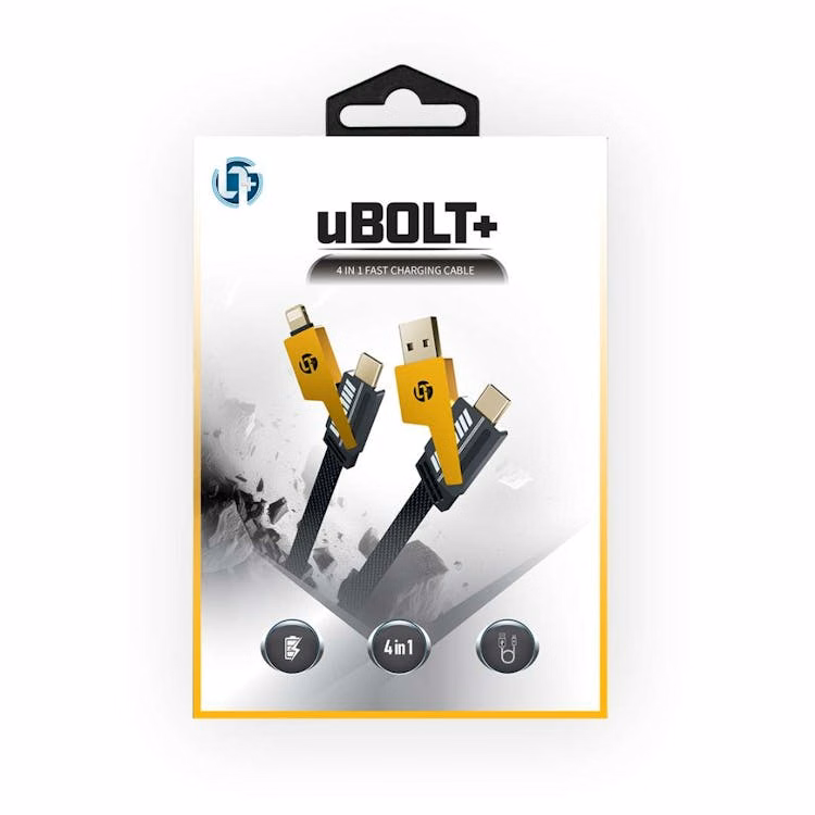 4-in-1 Charging Cable - Black