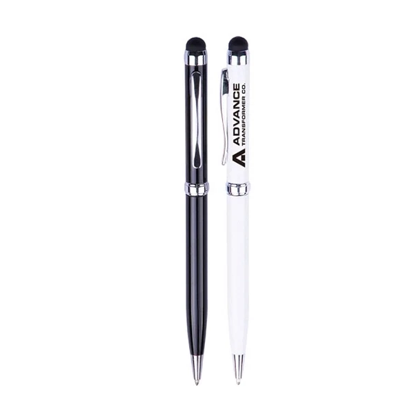 Slim Fashion Pen with Stylus 1