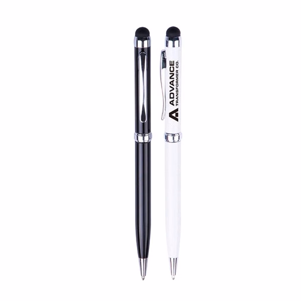 Slim Fashion Pen with Stylus