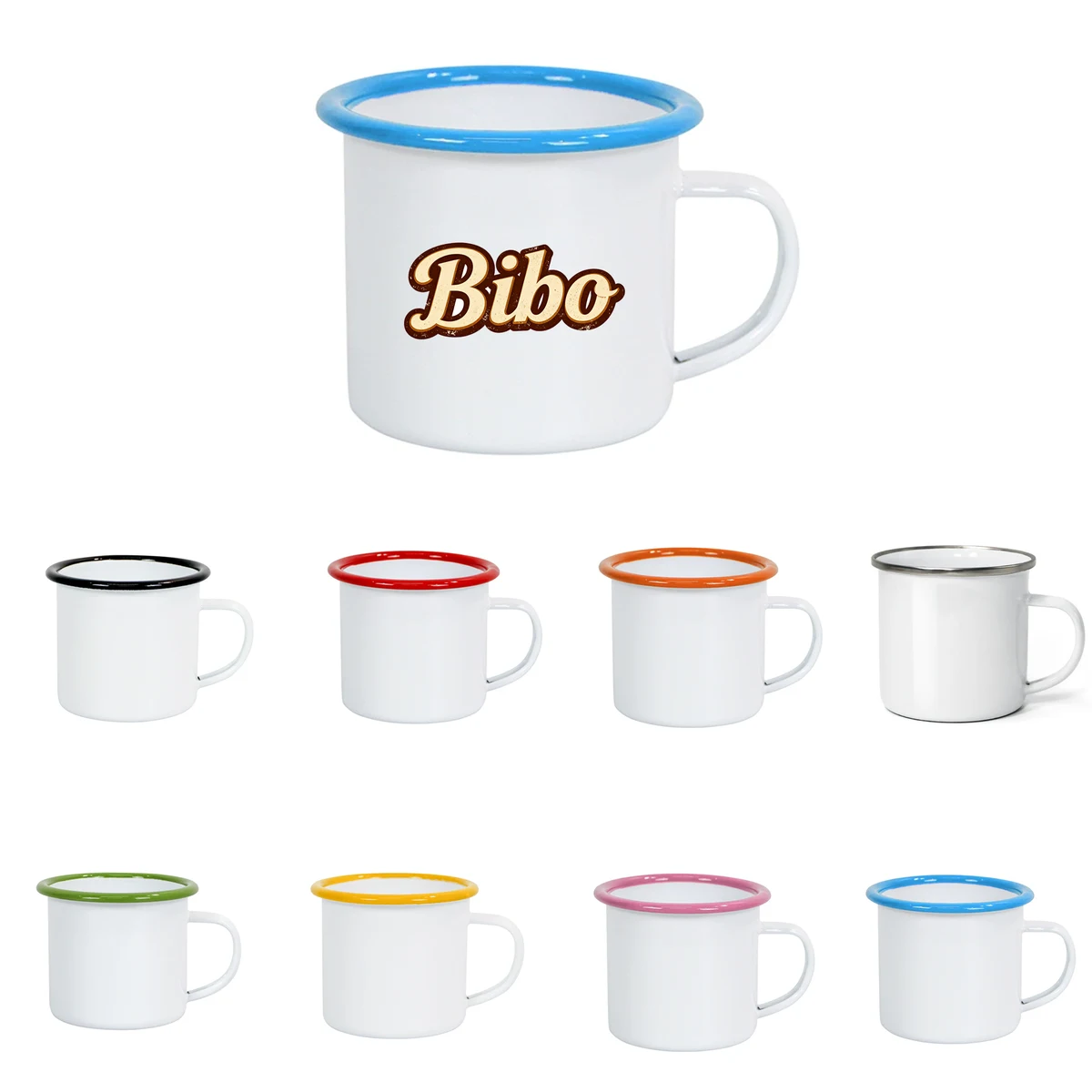12 Oz Reusable Enamel Cup Camping Mug 1