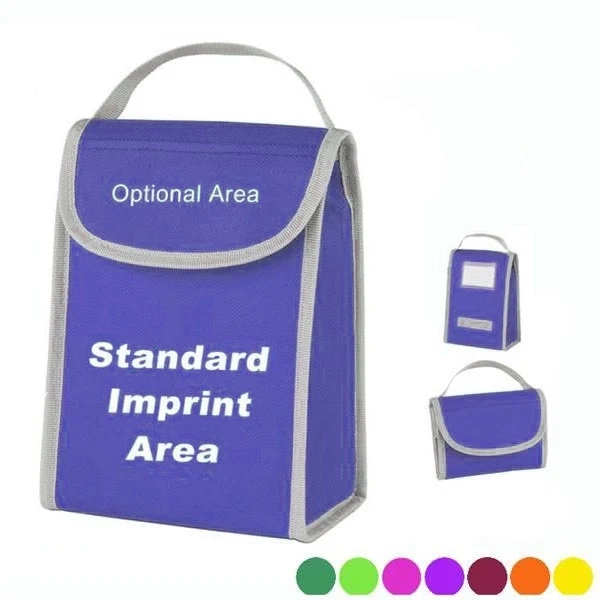 Folding Identification Insulated Lunch Bag 1