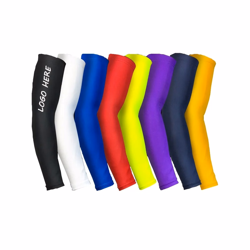 Sports Arm Sleeve With Anti-slip Rubber Strip