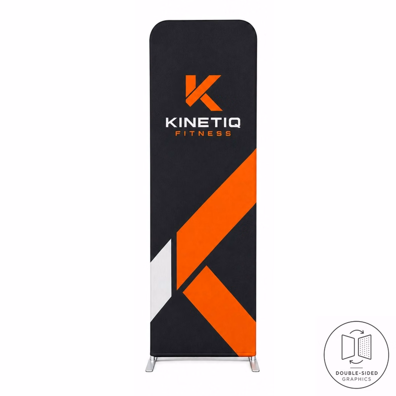 2'W x 78"H EuroFit Tension Fabric Banner Display Kit, Graphics Double Sided, NO SETUP CHARGE