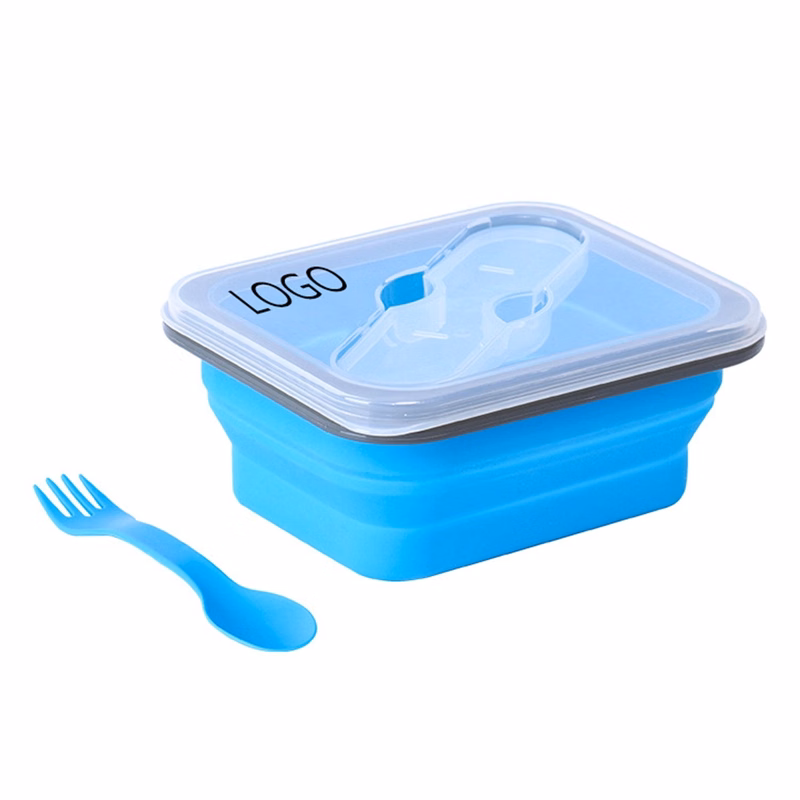 24oz Silicone Lunch Box Collapsible Food Storage Containers