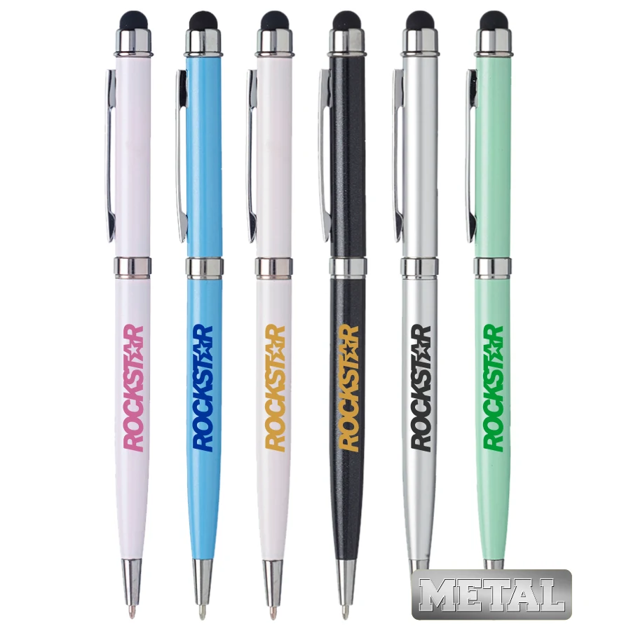 Union Printed - Slim Executive Metal Pen with Stylus 1