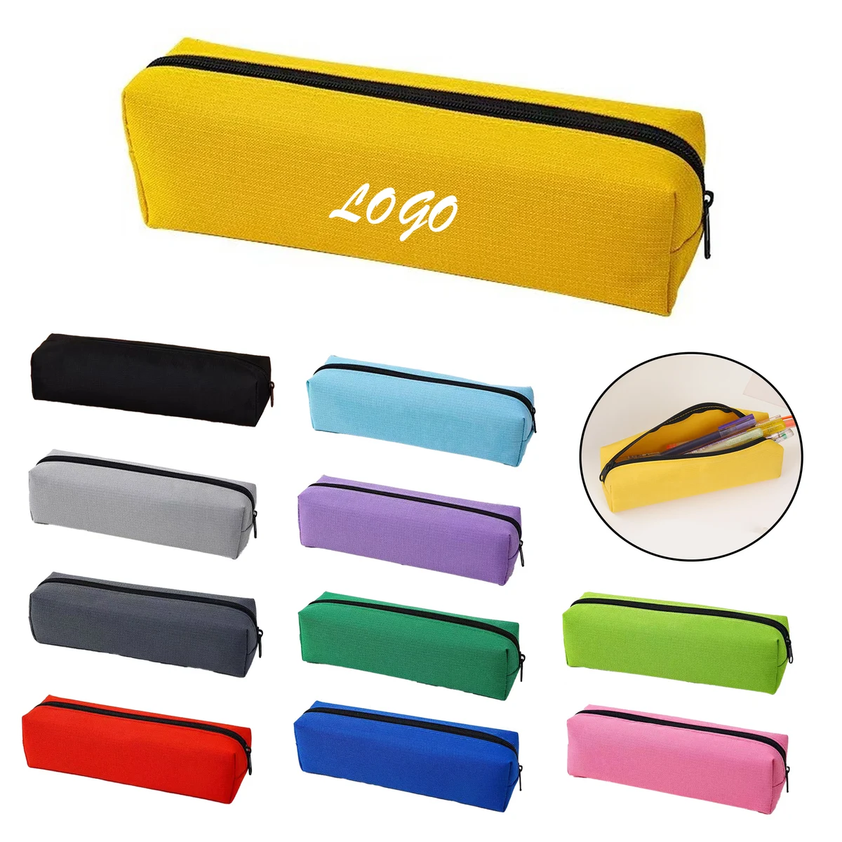 Polyester Zipper Pencil Case 1