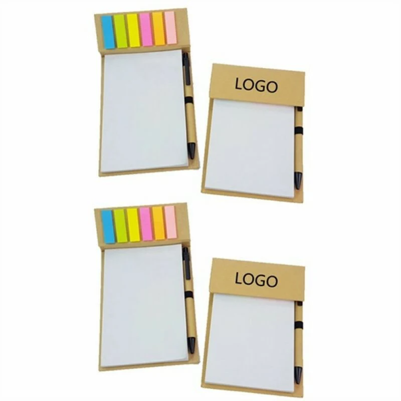 Custom Printed Sticky Notes Set with Pen 1