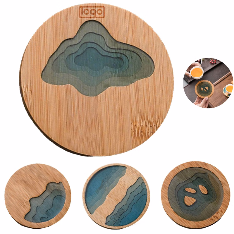 Bamboo Resin Heat-Resistant Coaster