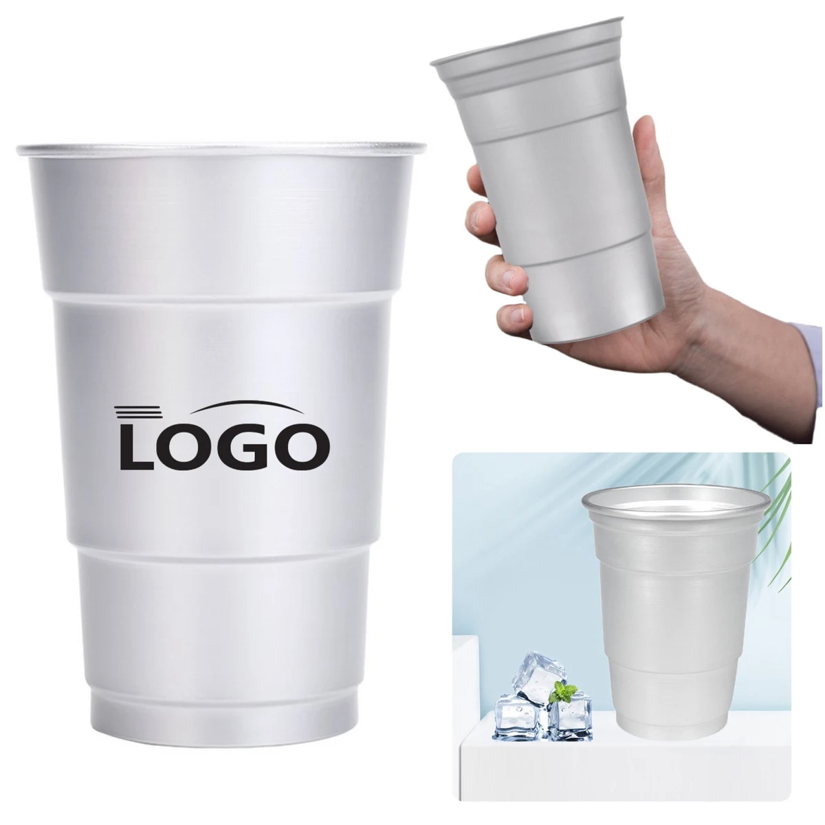 17Oz Aluminum Cup Recyclable Party Cups 1