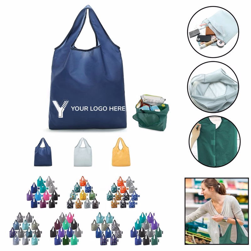 Reusable Foldable Grocery Shopping Bags