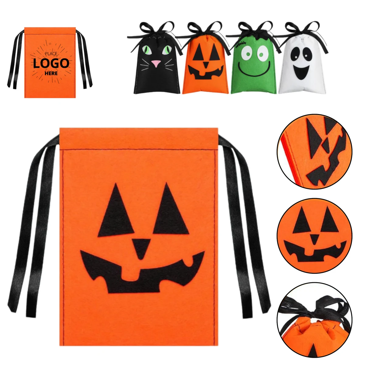 Drawstring Halloween Gift Bag 1