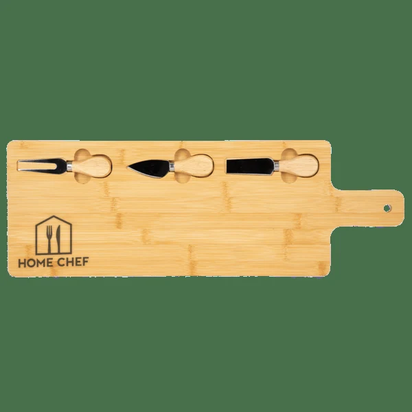 Long Charcuterie Board w/ Utensils 1