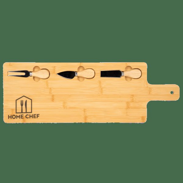 Long Charcuterie Board w/ Utensils