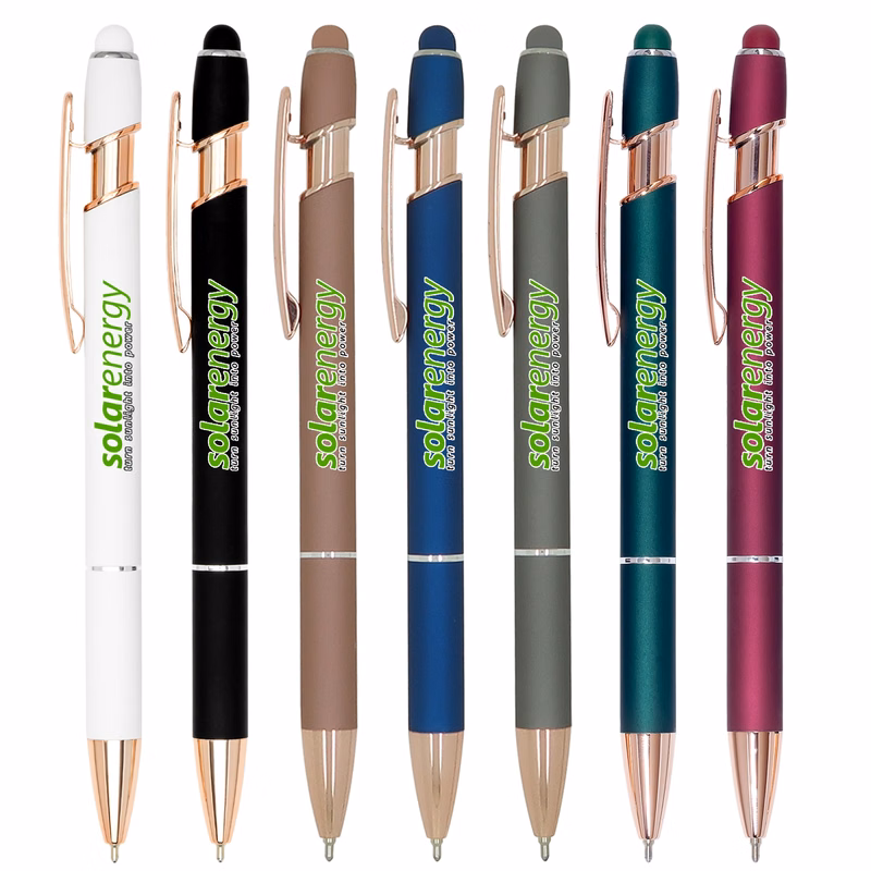 Full Color Ultima Rose Gold Accent Stylus Pen