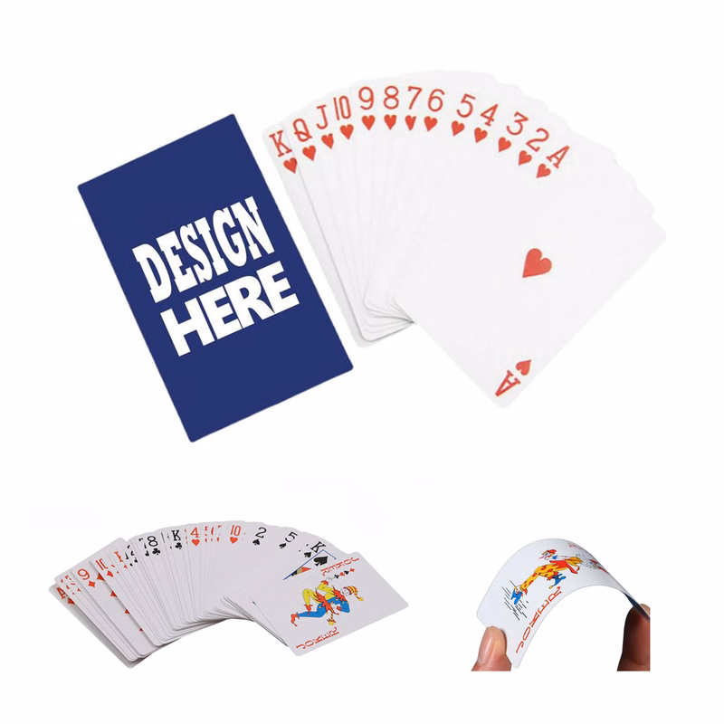 Decks Full Color Premium Customized Standard Poker MOQ100