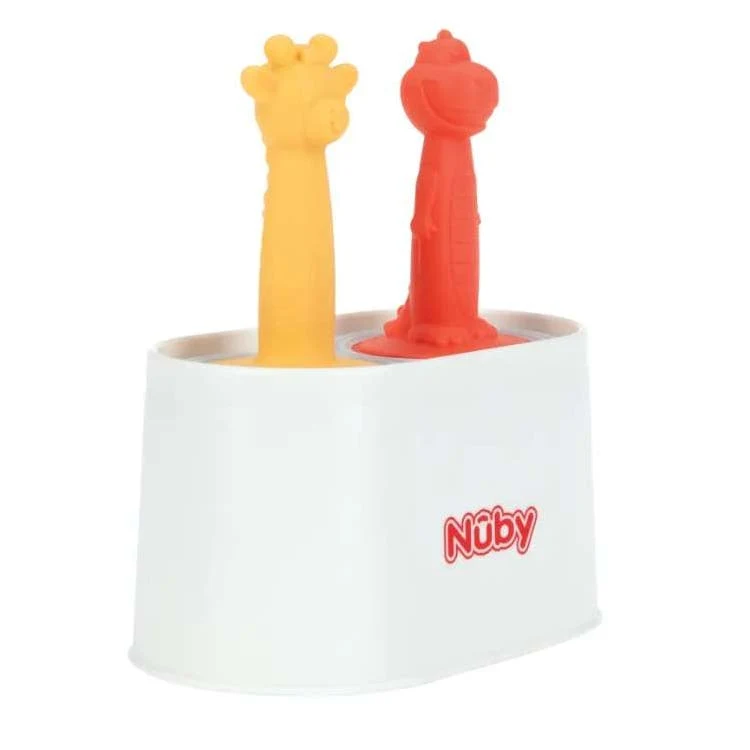 Nuby Ice Pop Sets - Animal Designs 2 Set 1