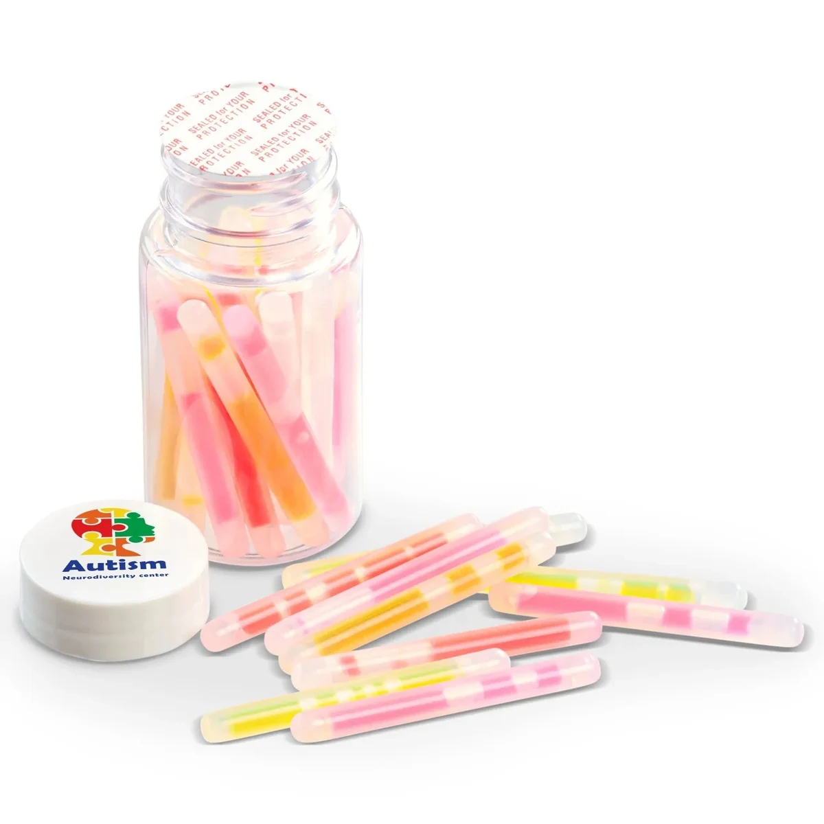 1.3 oz Jar of Glow Sticks 1