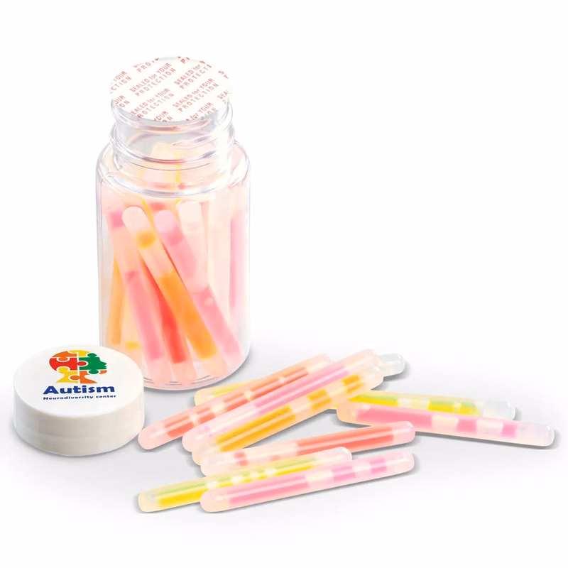 1.3 oz Jar of Glow Sticks
