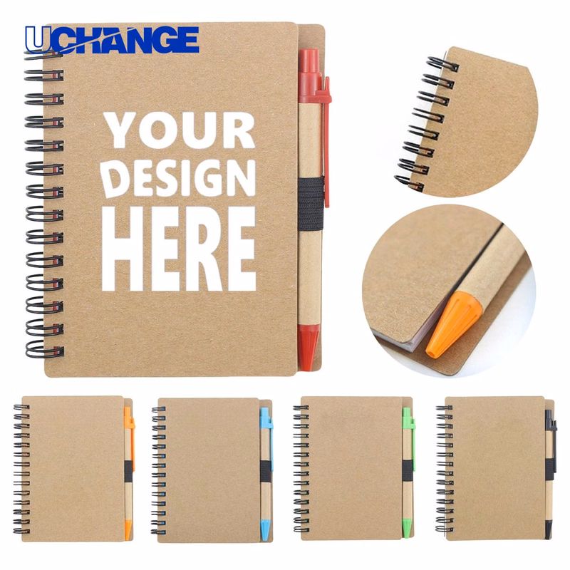 Spiral Journal Notebook with Pen