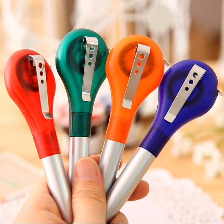 Plastic Ball Point Pen with Measuring Tape
