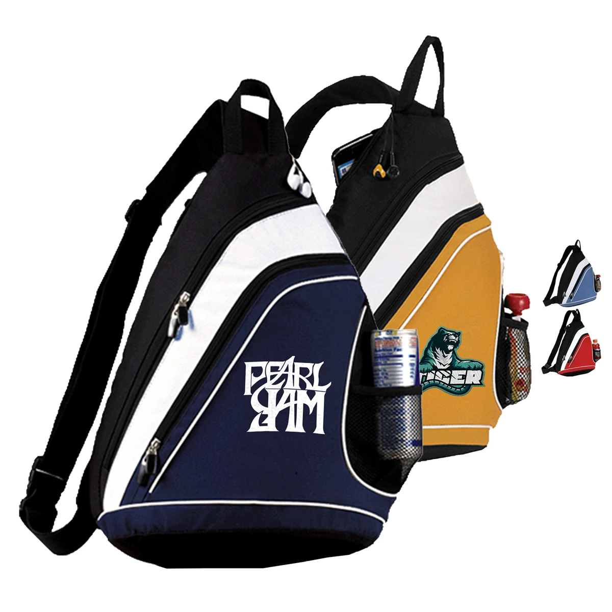 Premium Dynamic Explorer Sling Crossbody Backpack (13” x 18” x 6”) 1