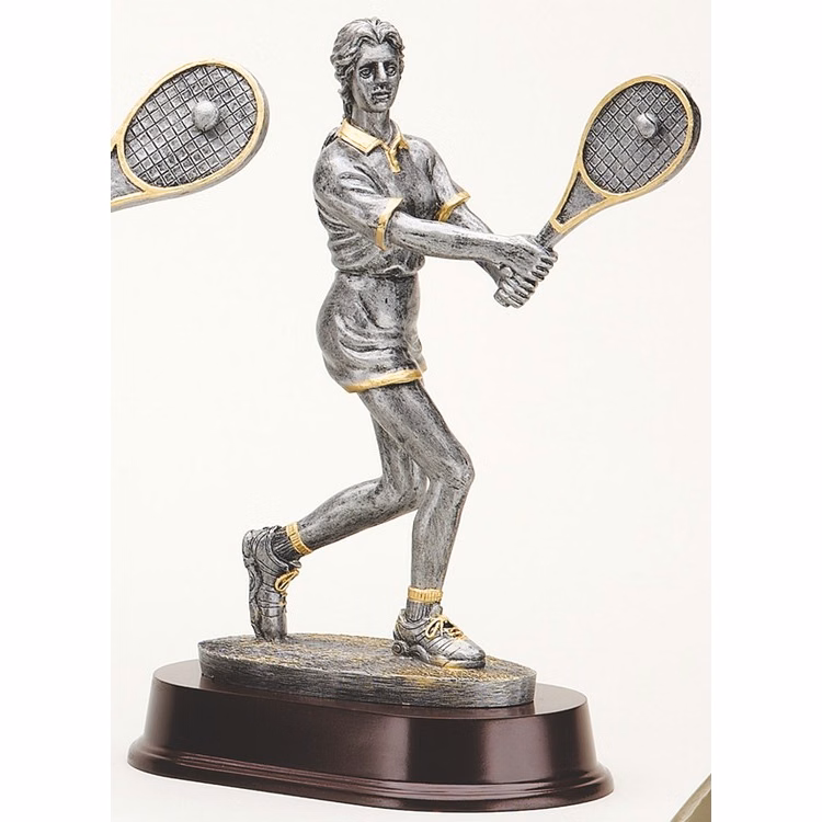 10" Tall Tennis Female Figure Award
