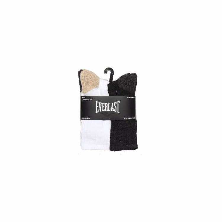 Everlast Men's Performance Half Cushion Crew Socks 10pk