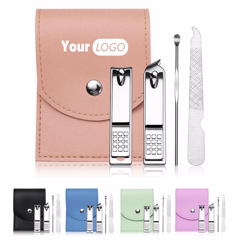 Portable Nail Care Kit With PU Case
