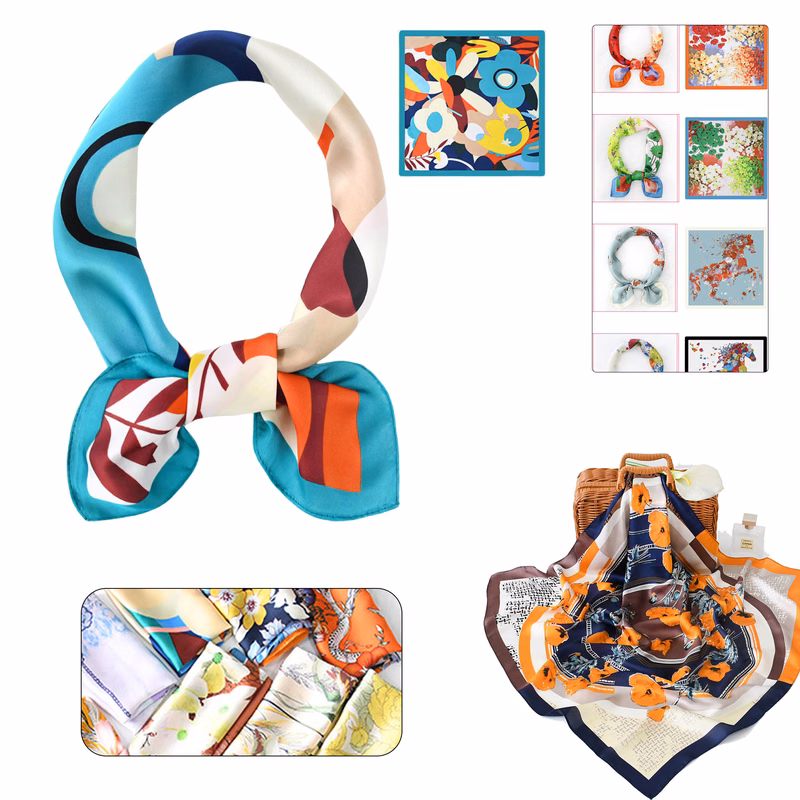 Custom Square Silk Scarf