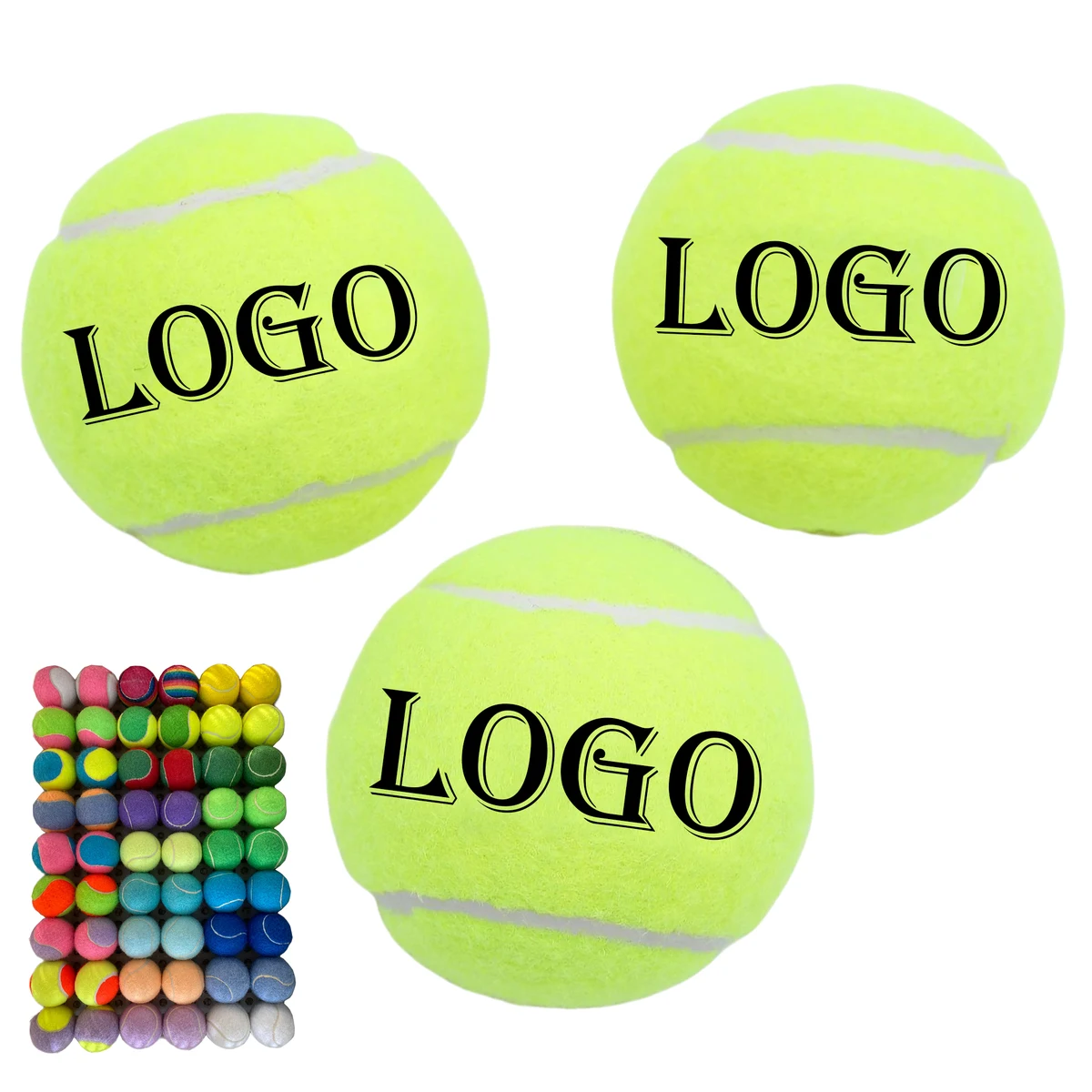 Colorful Tennis Balls for Gifts MOQ50 1