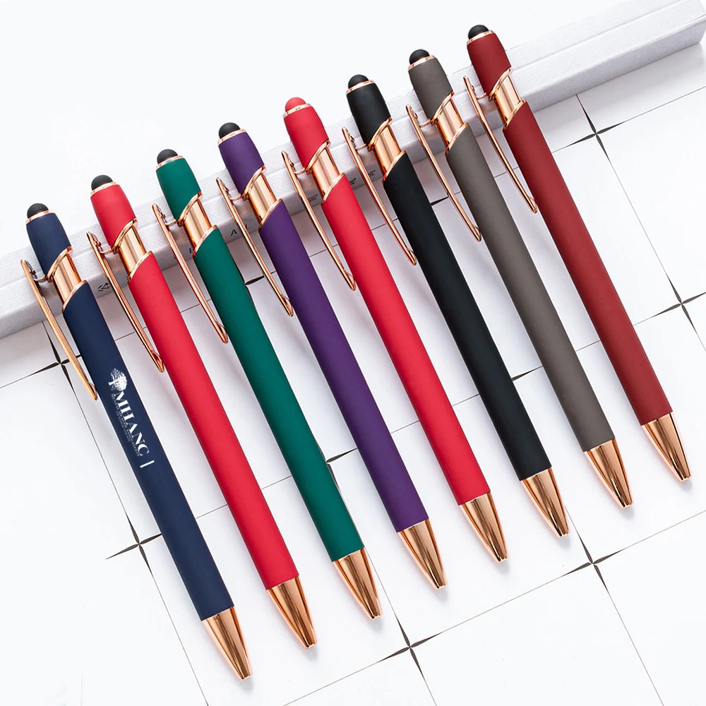 Soft Touch Aluminum Stylus Ballpoint Pen 1
