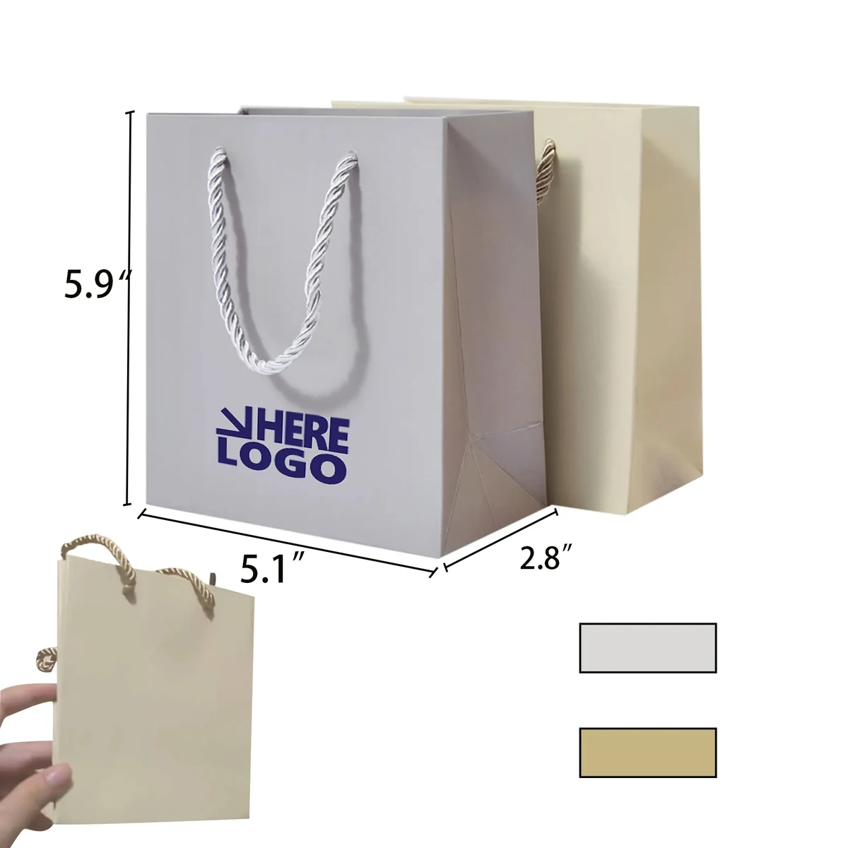 Jewelry Environmental Fashion Small Paper Bag 1