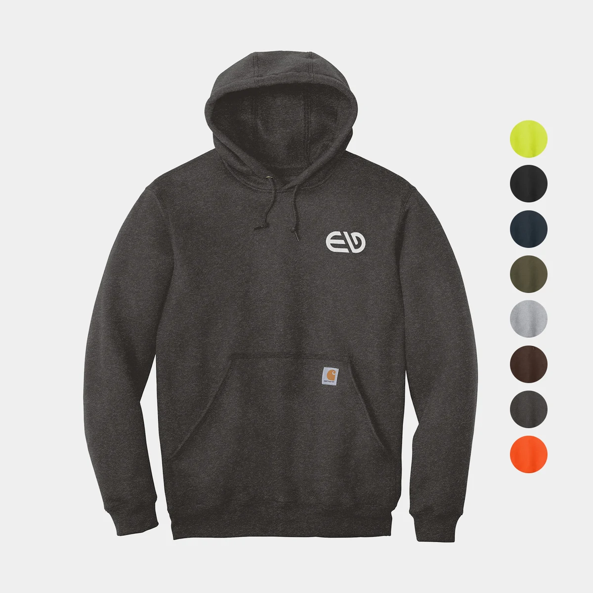 Carhartt® Men's Midweight Work Hoodie, custom hoodie or sweatshirt with logo imprint 1