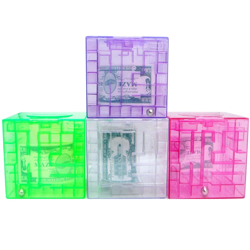 Color Money Maze Cube Bank 1