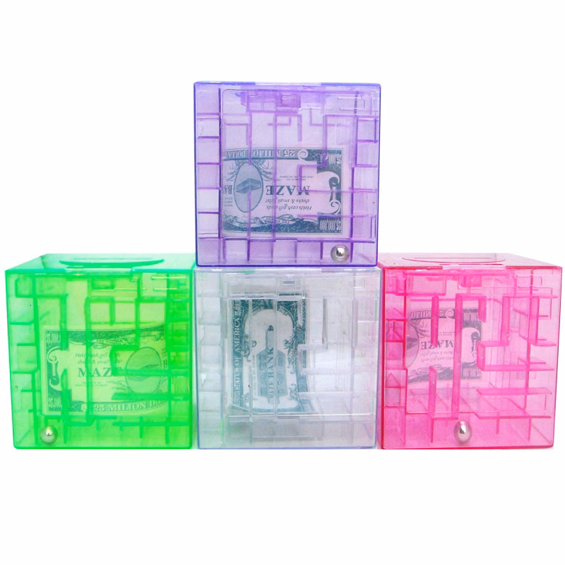 Color Money Maze Cube Bank