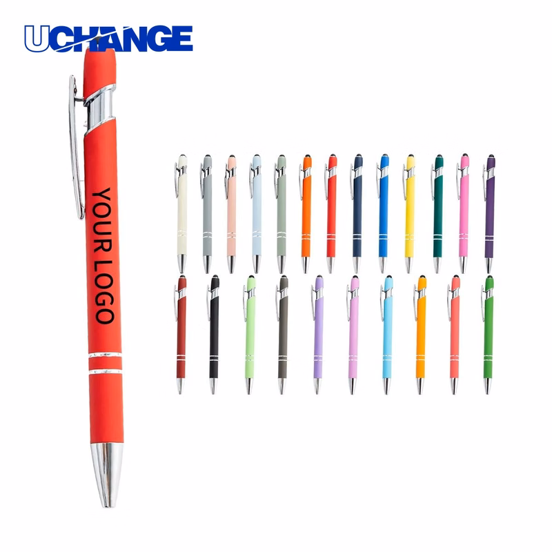 Metal Stylus Ballpoint Pen Laser Engraved