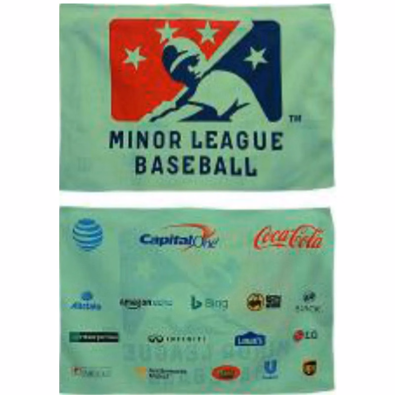 Sublimated Full Bleed Microfiber Rally Towel, Front and Back