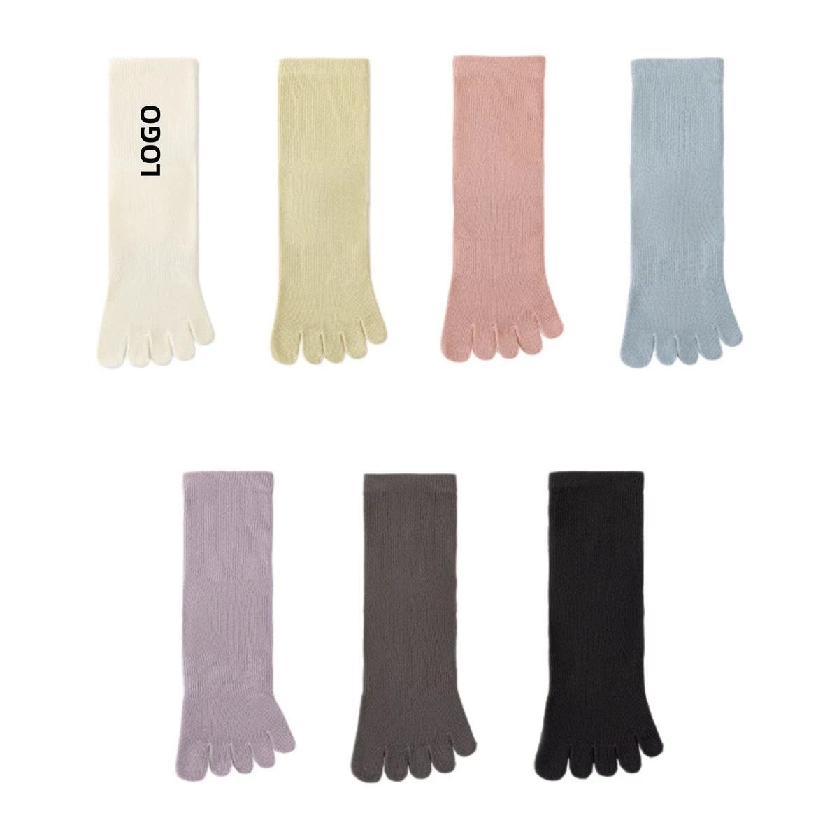 Odor-Free Running Hiking Toe Socks 1