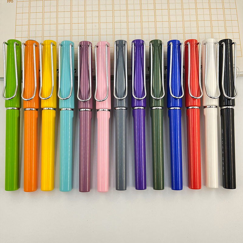 Imitation Metal Clip Color Gel Pen