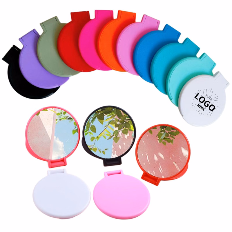 Mini Vintage Pocket Folding Round Makeup Mirror