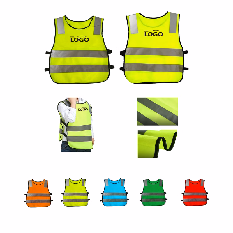 High Visability Kids Reflective Safety Vest MOQ50