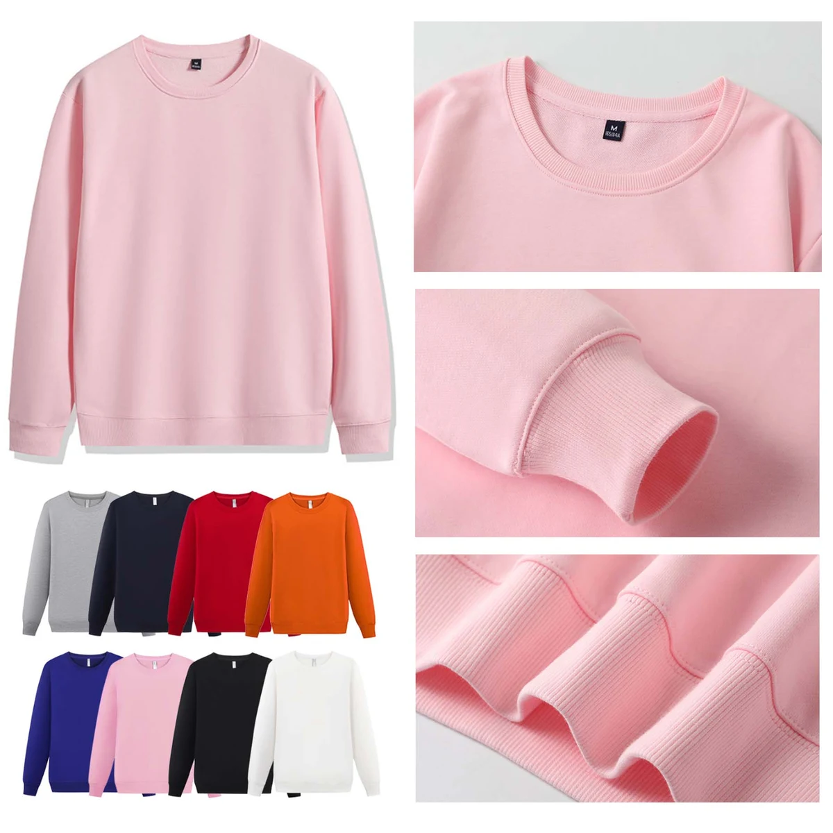 Custom Cotton Sweatere, custom hoodie or sweatshirt with logo imprint 1