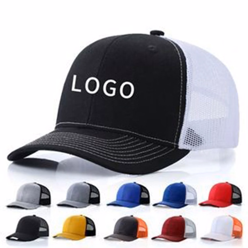 Custom Structured Baseball Trucker Mesh Snapback Cap - UV Pr