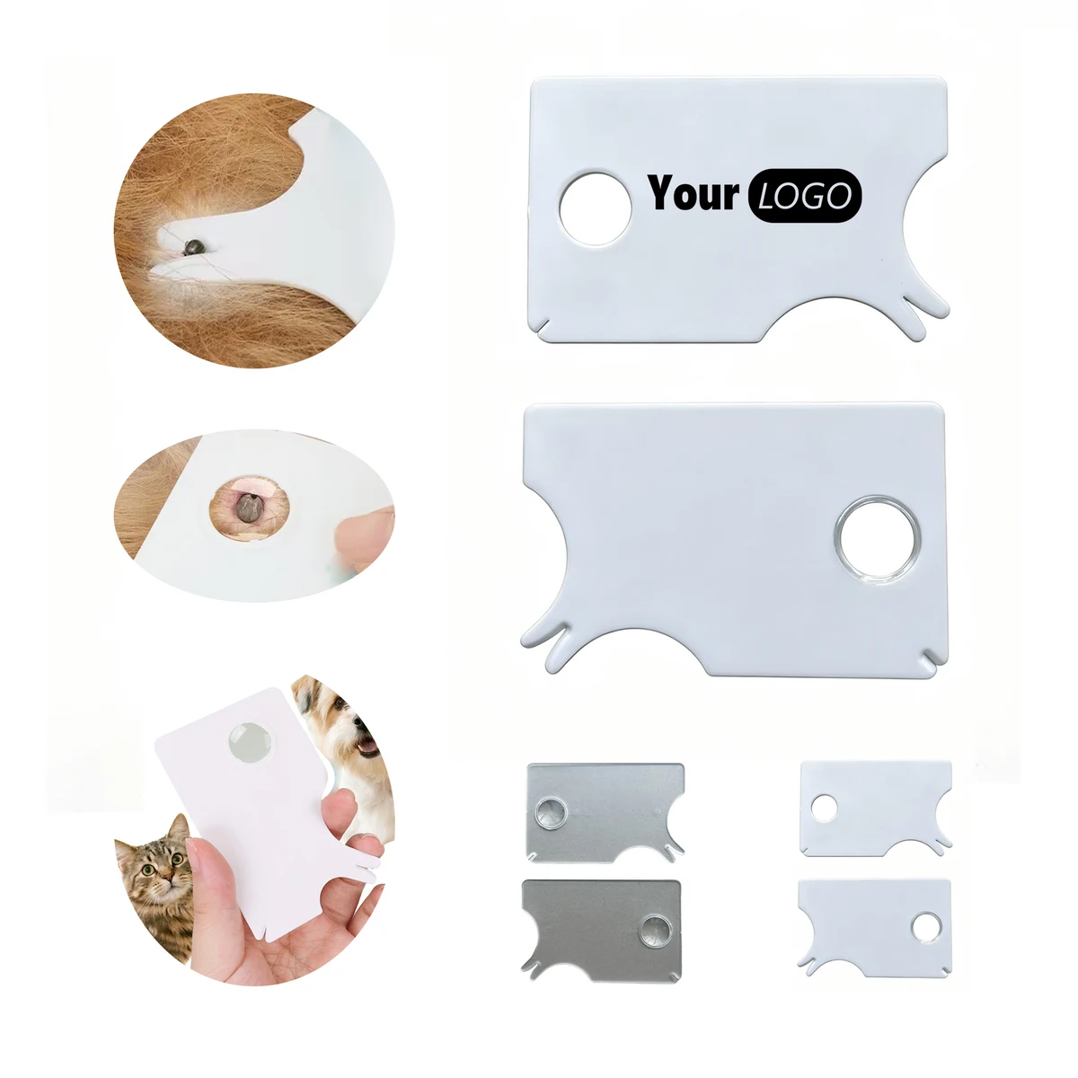 Compact Tick Remover Card with Magnifier 1