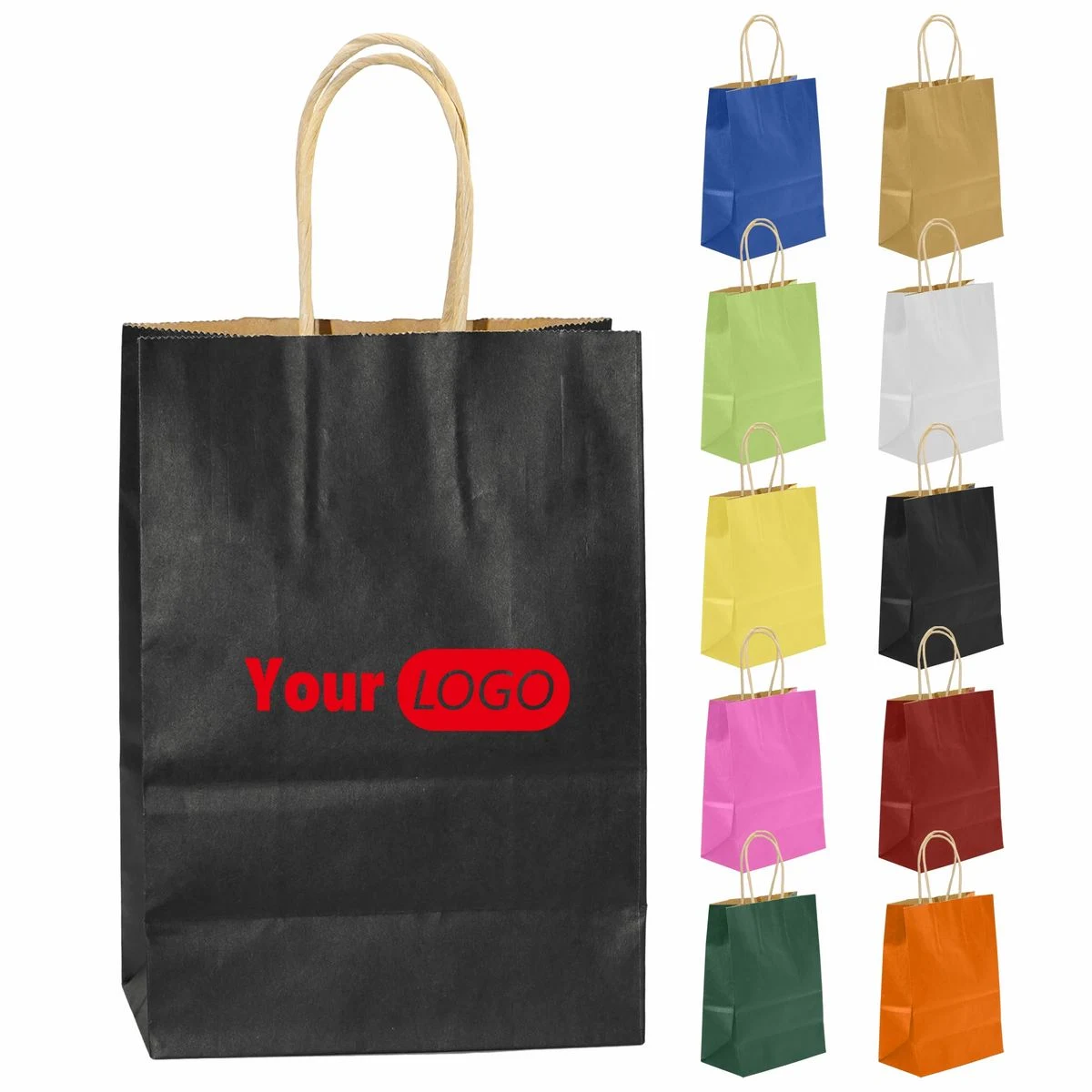 Heavy Duty Kraft Paper Shopping Bag 1