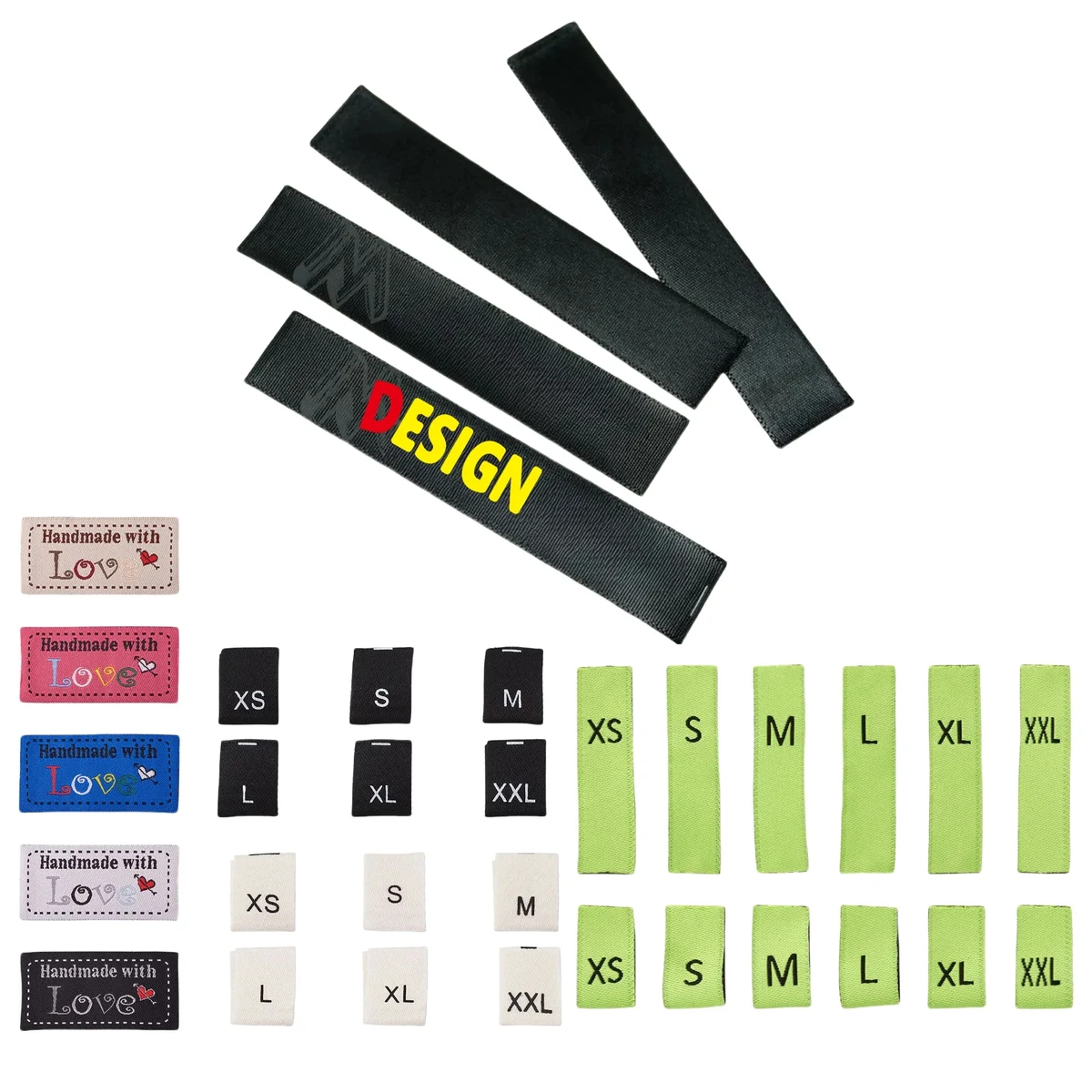No Iron Fabric Woven Clothing Labels MOQ20 1