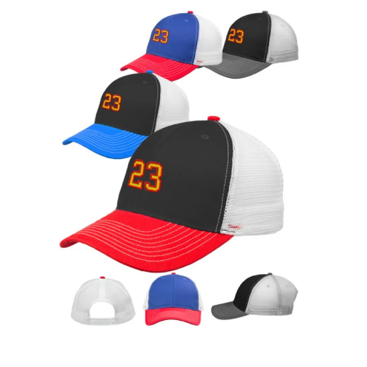 Snap Back Tri-Color Baseball Cap 1