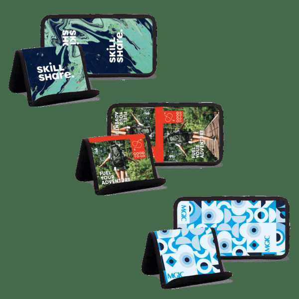 MobiStand Dye-Sublimated Adjustable Phone and Tablet Stand for Home/Office