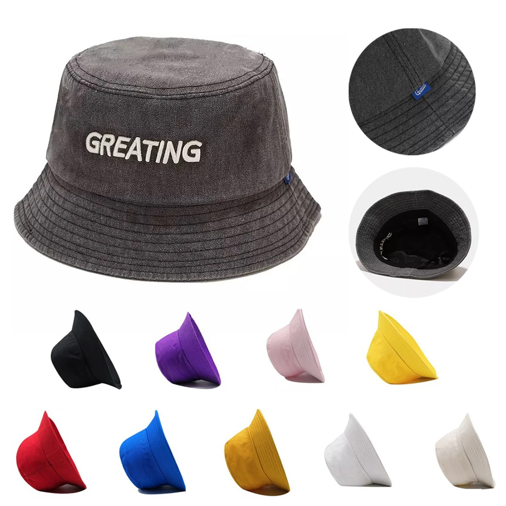 100% Premium Cotton Embroidery Bucket Hat 1